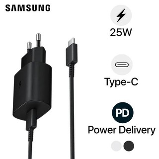 Bộ sạc samsung 25w 3a màu đen cổng typec, bộ sạc samsung siêu nhanh 25w type c to type c,dùng cho note 10,note 10 plus