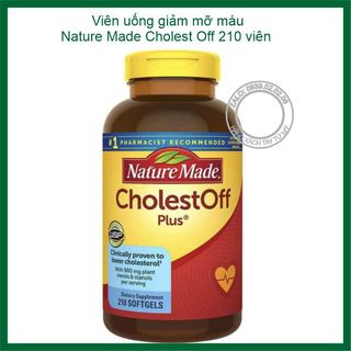 Viên giảm cholesterol Nature Made Cholest-Off Plus 210 viên