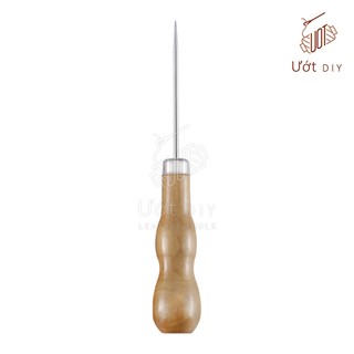 Cây dùi lỗ cán gỗ - Dụng cụ làm da Handmade DIY