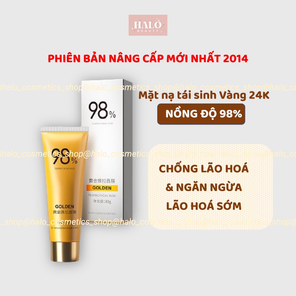 Mặt nạ lột vàng tinh chất collagen trắng da, ngăn ngừa lão hoá, thu nhỏ lỗ chân lông