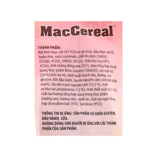 Ngũ cốc yến mạch MacCereal