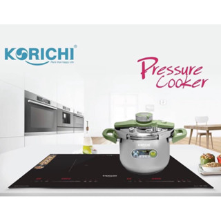 Nồi áp suất inox 304 Korichi Dung tích 6l-8l - Đun trên mọi loại bếp