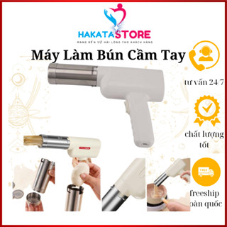 Máy Làm Bún Mì Tươi Đa Năng Tự Động Cầm Tay Dùng Pin Sạc