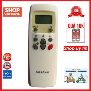Điều khiển điều hòa LG G07AH 1 nút đỏ - Tặng kèm pin chính hãng - Remote LG G07AH dùng cho điều hòa 1 chiều và 2 chiều