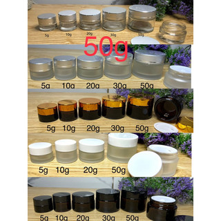 Hũ 50g thuỷ tinh đựng mỹ phẩm
