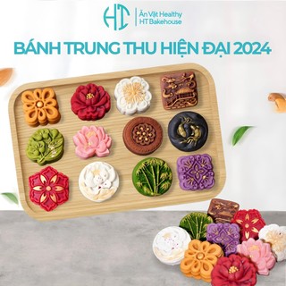 Bánh Trung Thu Hiện Đại Giảm Ngọt - Bánh Trung Thu HT Bakehouse, Không Phẩm Màu - Chất Bảo Quản 12 Vị 150gr