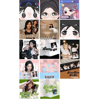 Box mix Card, Sticker Snh48