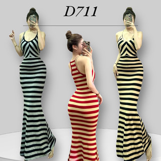 D719 - đầm body đuôi cá cổ tím yếm - ngọc lucie