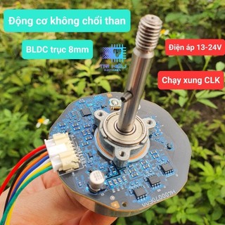 Động cơ quạt không chổi than bldc 13-24v trục 8 nidec