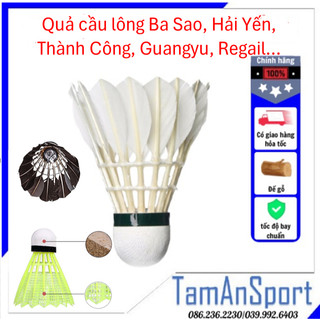 Quả cầu lông Ba Sao, Thành Công, Hải Yến, Guangyu... trái cầu thi đấu độ nảy tốt đường cầu chuẩn