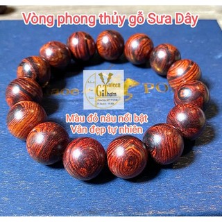 Vòng phong thủy gỗ sưa hút tài vận, sưa dây, vòng tay nam nữ, vân gỗ đẹp, quà tặng, độc đáo, cá tính