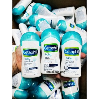 Sữa tắm cetaphil baby moisturising bath & wash - Tắm gội cetaphil gentle wash & shampoo/ cetaphil with organic calendula