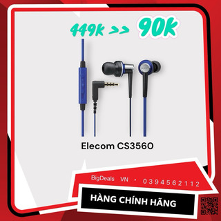 Tai nghe nhét tai có mic elecom ehp-cs3560 tồn kho, thanh lý ✔️ bigdealsvn