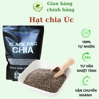 Hạt Chia hữu cơ Úc hàng chính hãng, hạt chia tốt cho sức khỏe đóng tùi 100gr, 200gr và 500gr