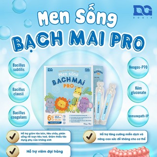 men sống bạch mai pro [date 2027-hộp 15 ống]