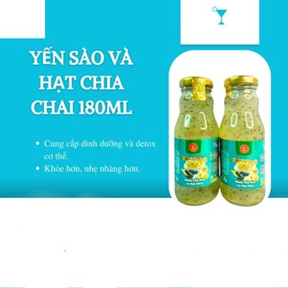 Nước Yến Sào Viet Royal Yến Sào và Hạt chia Chai 180ml