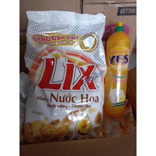 Bột giặt Lix 5.5kg hương nước hoa tặng rửa chén tùy theo mỗi đợt nhập hàng