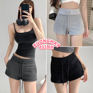 Quần short đùi lưng bản to phong cách thể thao tôn dáng, quần đùi lưng chun phong cách thể thao q054