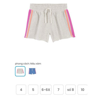 Quần short bé gái size 4-14t