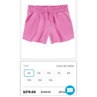 Quần short bé gái size 4-14t