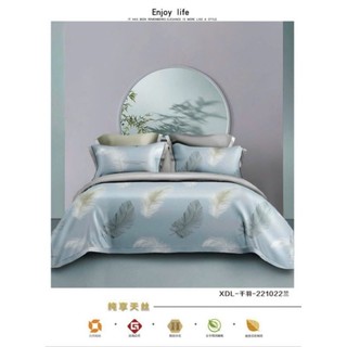 Bộ Tencel Lụa 5 món có mền [ CAO CẤP] mát lạnh