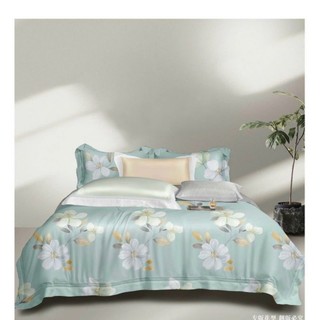 Bộ Tencel Lụa 5 món có mền [ CAO CẤP] mát lạnh