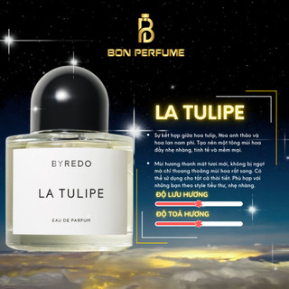 Nước hoa unisex BYREDO LA TULIPE EDP 10ml