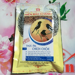 Cám chim chích chòe  than, lửa, đất, Hiển Bảo Khánh số 0, 1, 2, sao _ 200g ( dưỡng, căng lửa, hót, mồi, thi đấu )