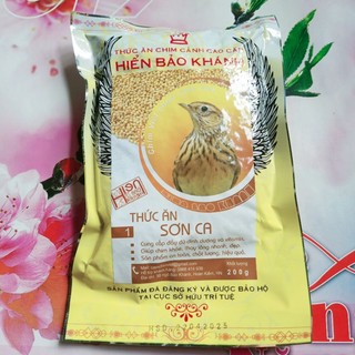 Cám chim sơn ca dưỡng. thay lông Hiển Bảo Khánh số 1 _ 200g