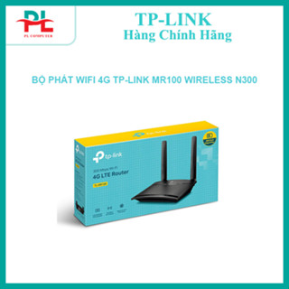 Router Wifi 4G  TPLink TL-MR100 (2 anten - 32 user - 2 port) - Hàng Chính Hãng