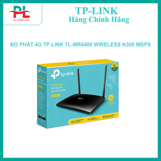  Router Wifi 4G LTE TPLink TL-MR6400  2 anten chuyên dùng xe khách 32 user 4LAN  - Hàng Chính Hãng 