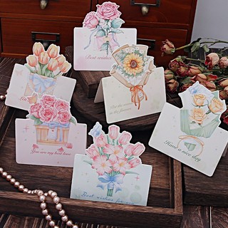 Thiệp bó hoa chúc mừng - Thiệp chúc mừng - Thiệp chúc mừng sinh nhật - Thiệp chúc mừng tốt nghiệp - Ngày của Mẹ