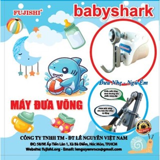  Máy Đưa Võng Tự Động BABYSHARK 2024 Cục đưa võng đưa nôi điện FUJISHI - Hàng Chính Hãng Bảo hành 01 Năm 