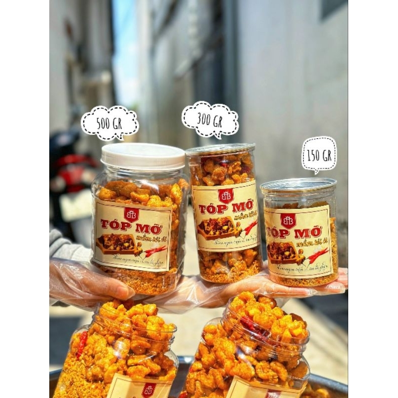 Tóp Mỡ Da Rim Mắm Tỏi Ớt 500gr
