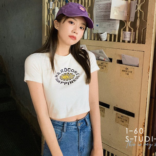 Áo Thun Baby Tee  Áo Crotop HARADCO  Hở Rốn Chất Liệu Co Đãn Mềm Mịn Cho Những Cô Gái Nhỏ Nhắn