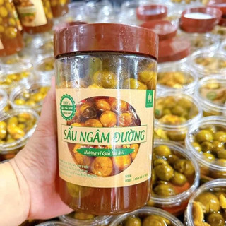 Sấu ngâm đường gừng hũ 1kg - Đặc sản Hà Nội có ship hỏa tốc