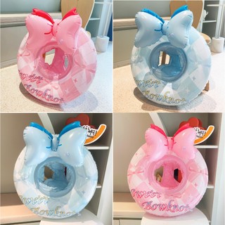 Phao Bơi Chống Lật Cho Bé 6 Tháng Đến 6 Tuổi Phao Bơi Cho Bé, Phao Tập Bơi Có Xỏ Chân Đính Nơ