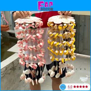 (CHUÔNG GIÓ ĐẠI) CHUÔNG GIÓ VỎ SÒ NHIỀU MÀU DECOR TRANG TRÍ, TREO GIÓ, CỬA SỔ BAN CÔNG, CHÙA, NHÀ THỜ