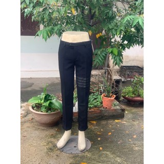 Quần âu-quần 4 xọc đen phong cách boy phố