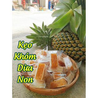 Kẹo khóm mít dừa non cuộn/ thanh dài