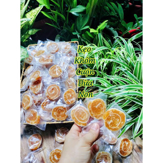 Kẹo Khóm Dừa Non Cuộn/ Thanh Dài