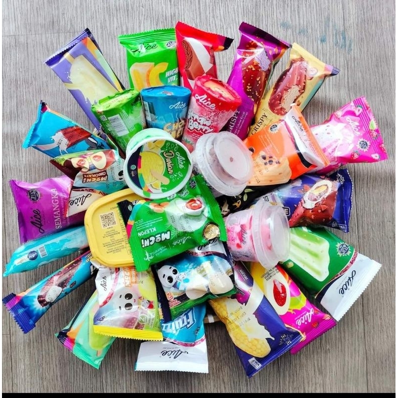THÙNG KEM  mix 25 vị (40 cây) hoả tốc  HCM