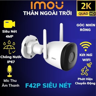 Camera WIFI Ngoài Trời IMOU F42P  Bullet 2C 4MP 2K MÀU BAN ĐÊM Dahua F22P F42FP G42P F42FEP 1080P FullHD