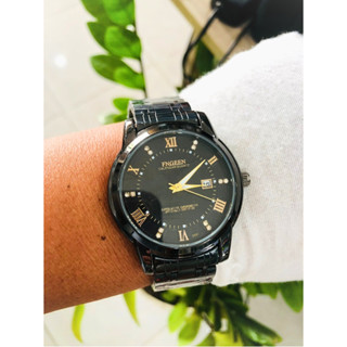 Đồng hồ Nam FNGEEN 2081 Thể thao chống thấm nước bán chạy nhất, Dây thép thạch phát sáng-Tặng Hộp Pin, Tháo dây vòng tay