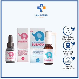 xịt mũi subavax nhỏ mũi subavax bổ sung lợi khuẩn đường hô hấp