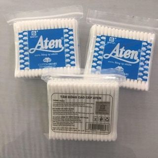 Combo 12 gói tăm bông aten - tăm bông ngoáy tai