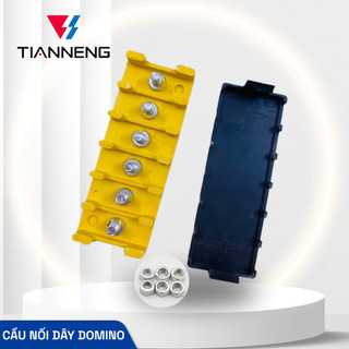 Cầu nối dây domino 6 cực chống cháy đủ ốc cho xe điện - Tianneng