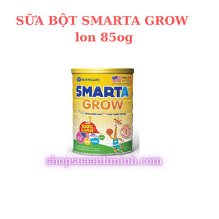 Sữa bột nutricare smarta grow số 2+ dinh dưỡng cho trẻ thấp còi 850g