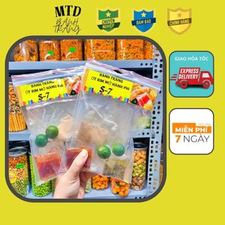 Bánh tráng ớt rim mật ong tỏi phi - s7| nghiện store | freeship