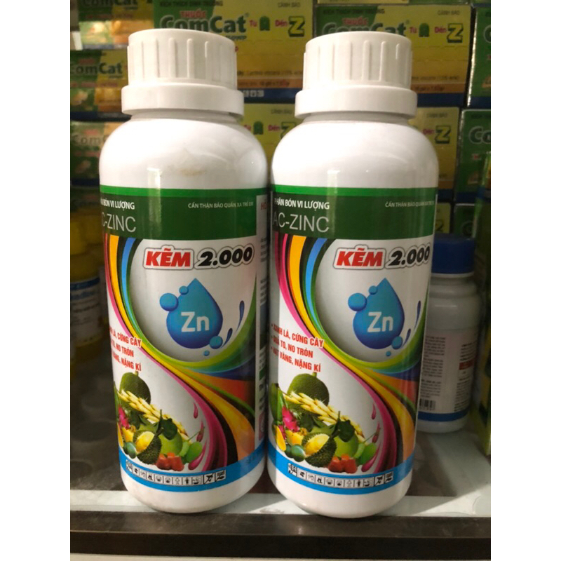 kẽm 2000 pp xanh lá dày lá